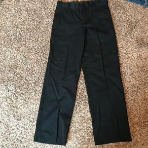 Boys black dress pants